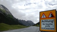 Auf der Pass-Hoehe &quot;Hahntennjoch&quot;