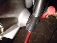 An der Schwinge ist der Lack i.O.