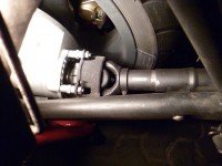 An der Kardanwelle ist der Lack dort abgeplatzt wo er geschädigt war. Felge ?