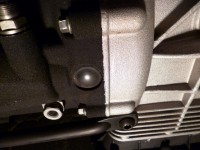 Übergang Motor / Getriebe wie vor. Selbst der Gummistopfen war während der Reinigung nicht ausgebaut.